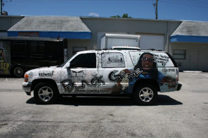Hip Hop Car Wrap Fort Lauderdale for Black Gene Hip Hop Artist | Design, Print and 3M CERTIFIED install by Car Wrap Solutions