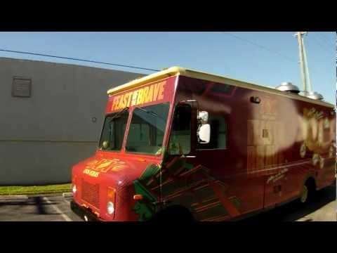 Miami Step Van Food Truck Catering Vinyl Wrap | XX Beer Promo Event | Ca…
