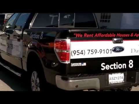 Fort Lauderdale Ford F150 Truck Wrap for Dalland Properties Property Management Company | Car Wrap Solutions