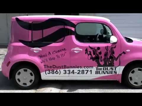Nissan Cube Car Wrap Fort Lauderdale | Dust Bunnies Cleaning Service | C…