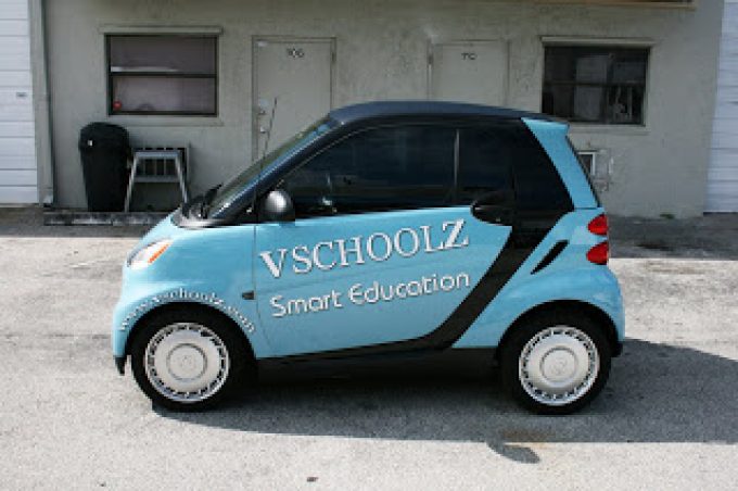 Smart Car Wrap Coral Springs FL for Vschoolz | 3M CERTIFIED Car Wrap Solutions