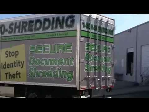 Commercial Box Truck Wrap in Fort Lauderdale Florida for Shredding Company