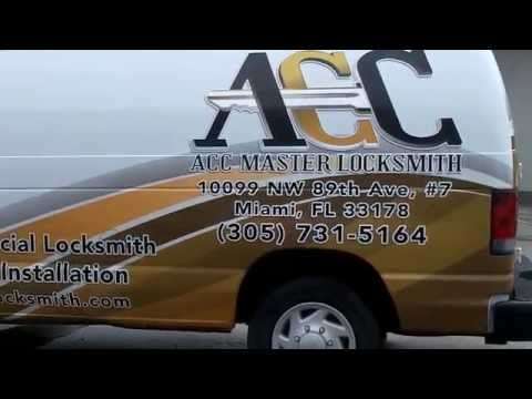 Miami Florida Ford Van Vehicle Wrap for ACC Master Locksmith | Car Wrap …