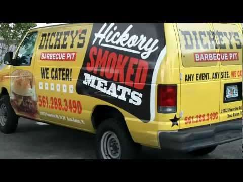 Boca Raton Ford Van Car Wrap for Dickeys Barbecue Pit Restaurant | Car W…