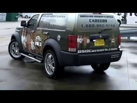 Fort Lauderdale Car WrapFlorida for Broward Sheriff’s Office Dodge Nitro