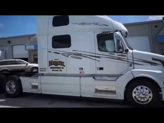 Volvo 780 Class 8 Custom Vinyl Truck Graphic Decals Fort Lauderdale FL