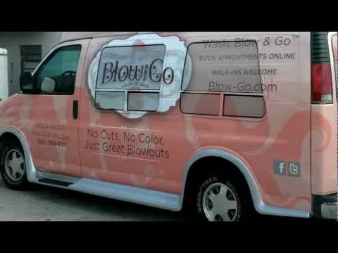 Chevrolet  Van Vehicle Wrap Boca Raton Florida for Blow & Go