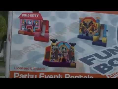 Commercial Box Truck Wrap Kendall Miami Florida | Fun & Bounce Bounce House