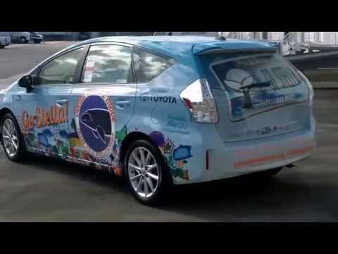 Toyota Prius Car Vehicle Wrap Fort Lauderdale Florida Wyland Foundation Go Stella