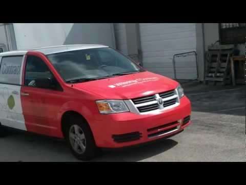 Wilsonart Dodge Caravan car wrap Miami, Floria