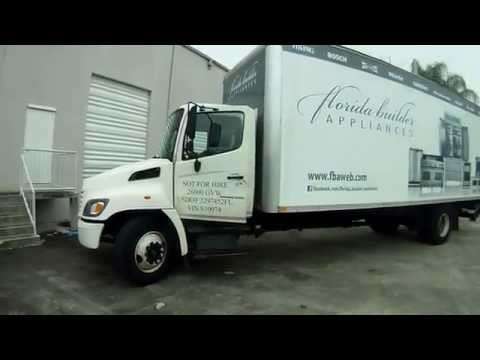 Commerical Box Truck Wrap Pompano Beach Florida for Florida Builder Appl…