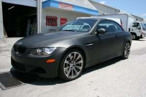 3M Matte Black Car Wrap Fort Lauderdale