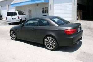BMW Car Wrap Matte Black