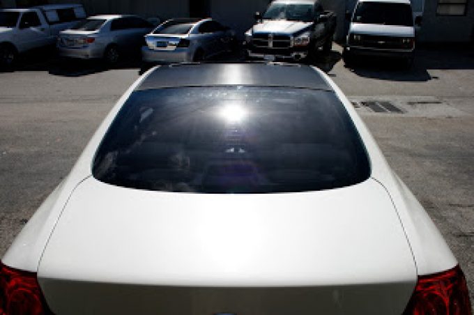 Infiniti Carbon Fiber Roof Wrap Fort Lauderdale Florida