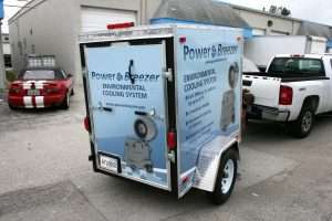 Power Breezer Trailer Wrap Boca Raton