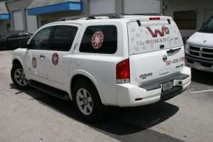 see through perferation rear window wrap, The Woman Club