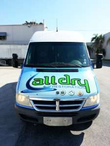 All Dry Restoration Car Wrap Hollywood Florida