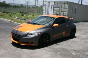 Honda CRZ Matte Grey Wrap Miami
