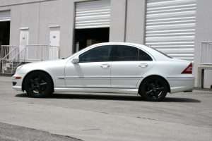 Satin Pearl White Car Wrap Coral Gables