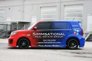 Simmsational Car Wrap Pembroke Pines