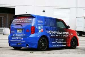 Simmsational Vehicle Wrap Pembroke Pines