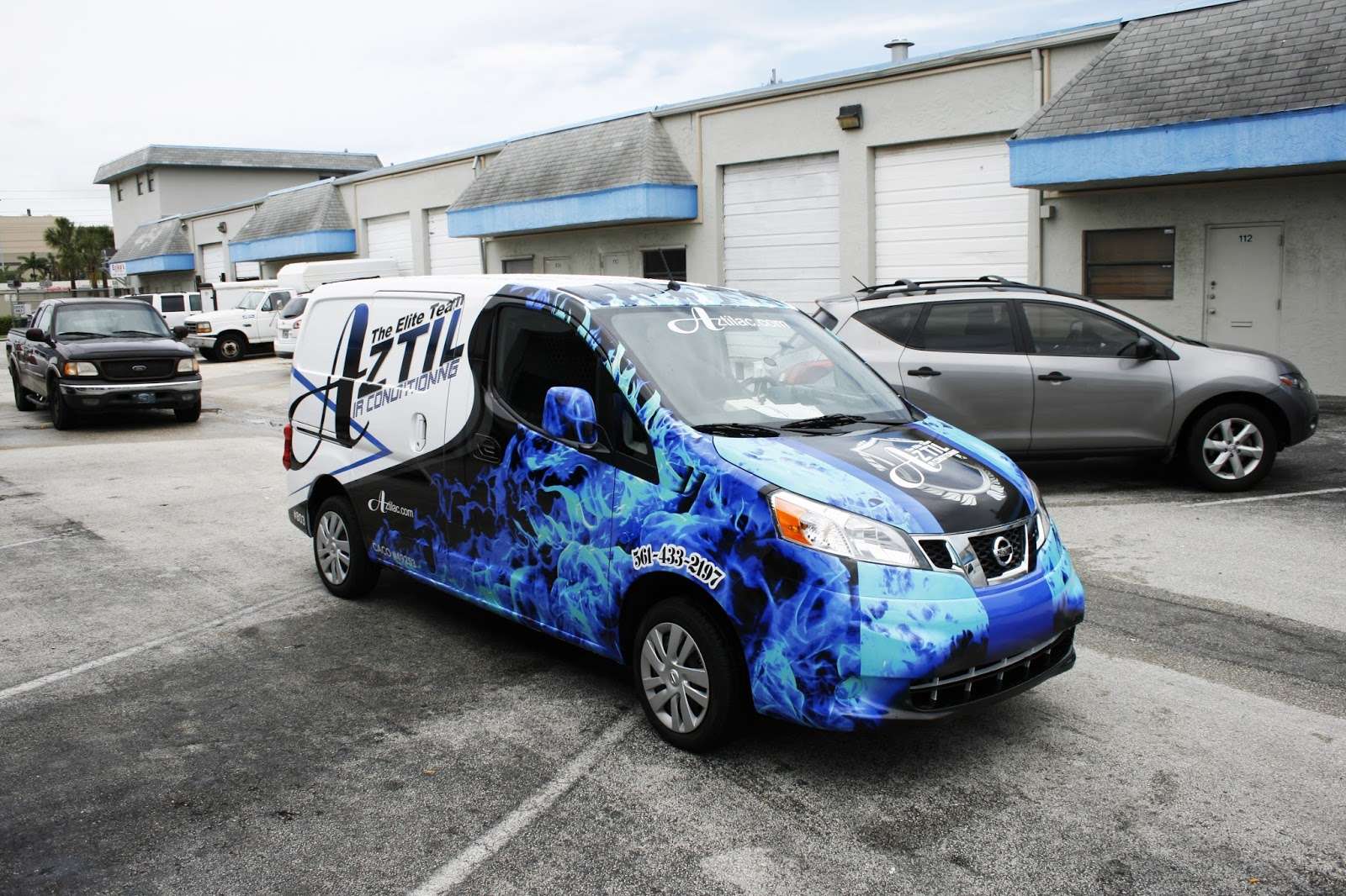 Nissan NV Van Wrap Advertising | Air Conditioning Company Car Wrap