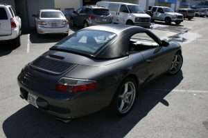 Carbon Fiber Porsche Roof Wrap Miami