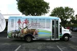 Fort Lauderdale Shuttle Bus Vinyl Graphics