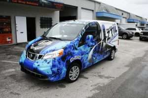HVAC car wrap palm beach florida