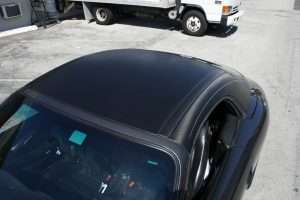 Porsche Carbon Fiber Roof Wrap Coral Gables Florida