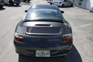 Porsche Carbon Fiber Roof Wrap Pompano Beach Florida