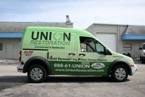 Union Restoration vehicle wrap Davie Florida