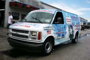 hvac air conditioning car wrap