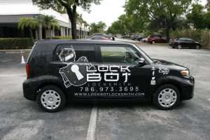 Fort Lauderdale Locksmith Vinyl Graphics