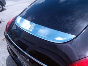 Porsche Panamera Spoiler Chrome Wrap Miami