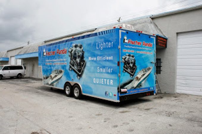 Trailer 3M Vinyl Wrap Graphics Fort Lauderdale Florida | Fischer Panda