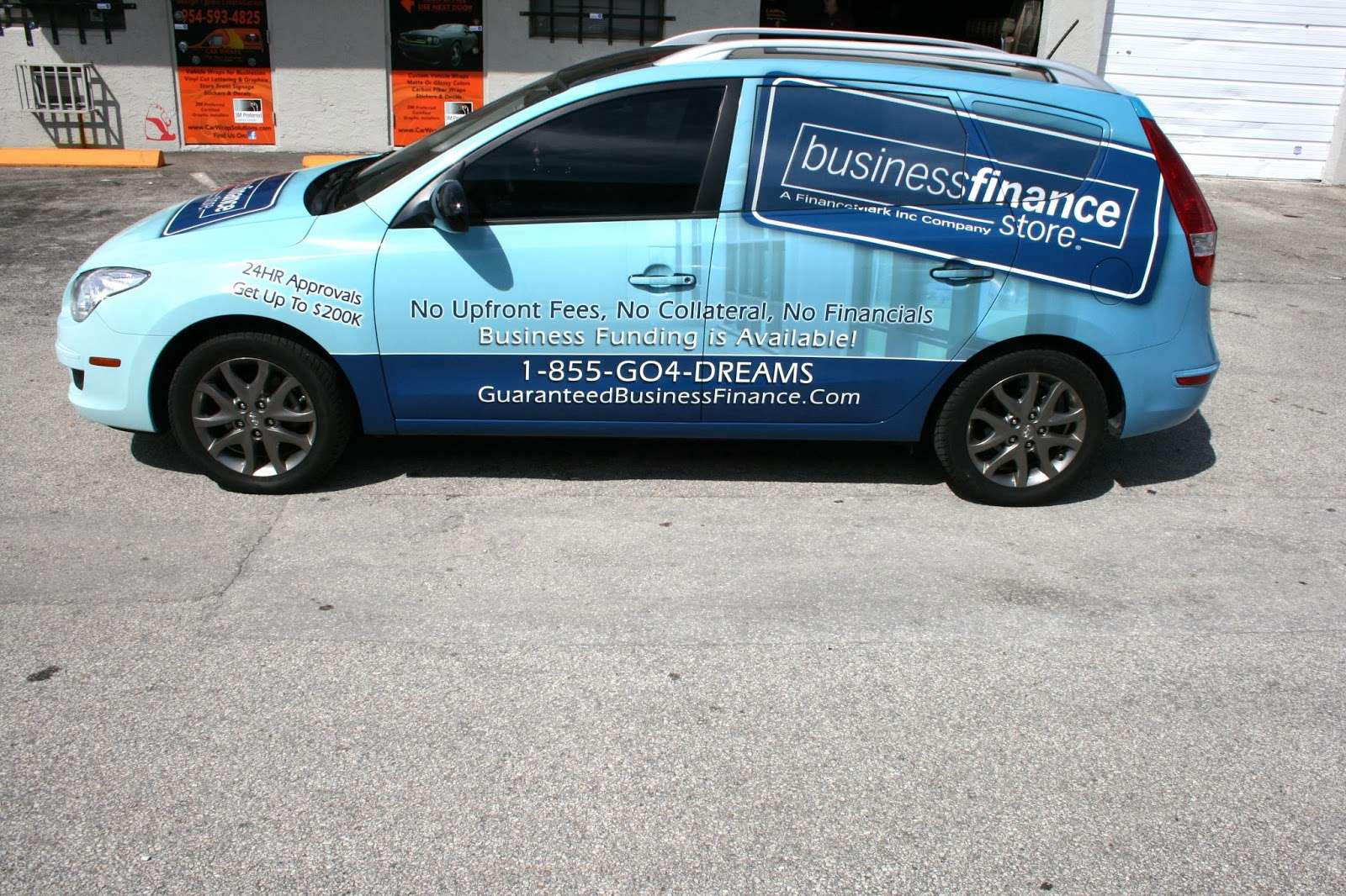Fort Lauderdale 3M Advertising Vinyl Car Wrap | The Business Finance Store