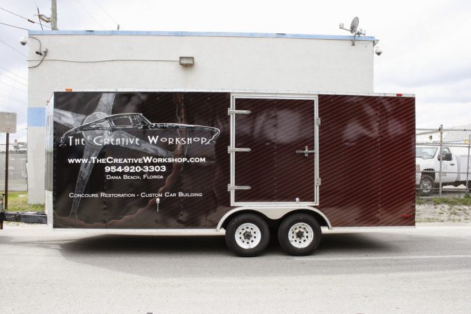 Custom Vinyl Trailer Wrap Advertising Graphics Dania Beach Florida | The Creative Workshop Custom Vinyl Trailer Wrap Advertising Graphics Dania Beach Florida | The Creative Workshop