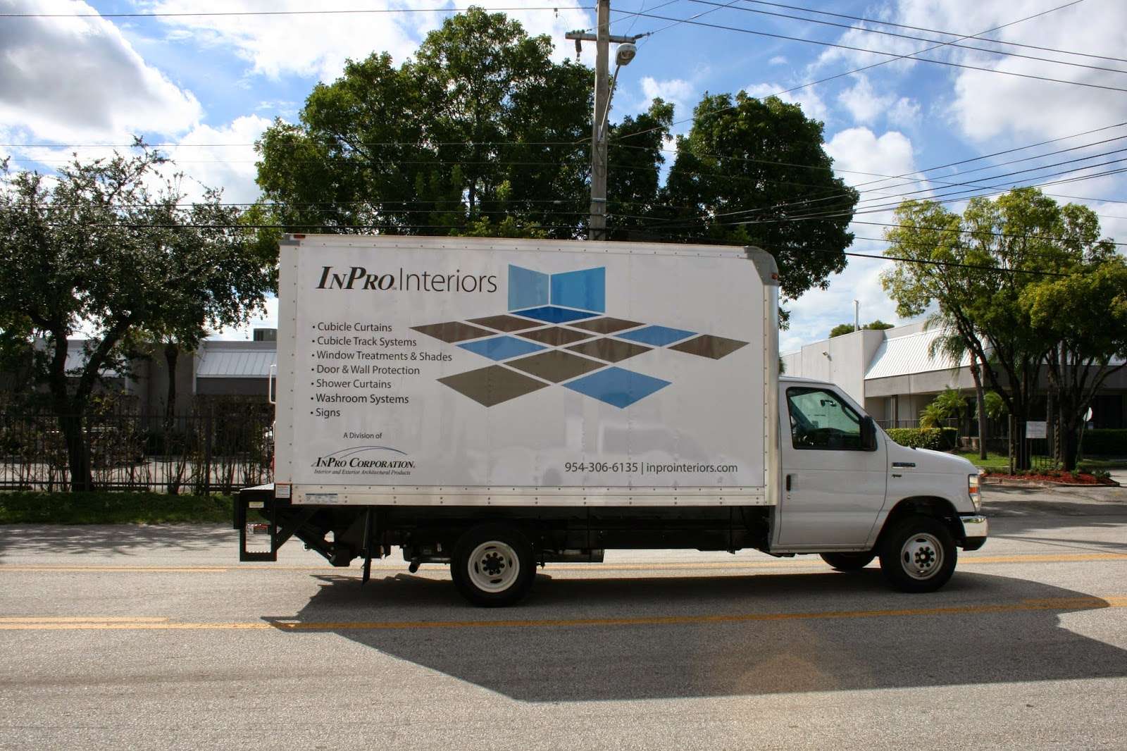 Surnrise Florida Commercial Box Truck Vinyl Vehicle Wrap Marketing