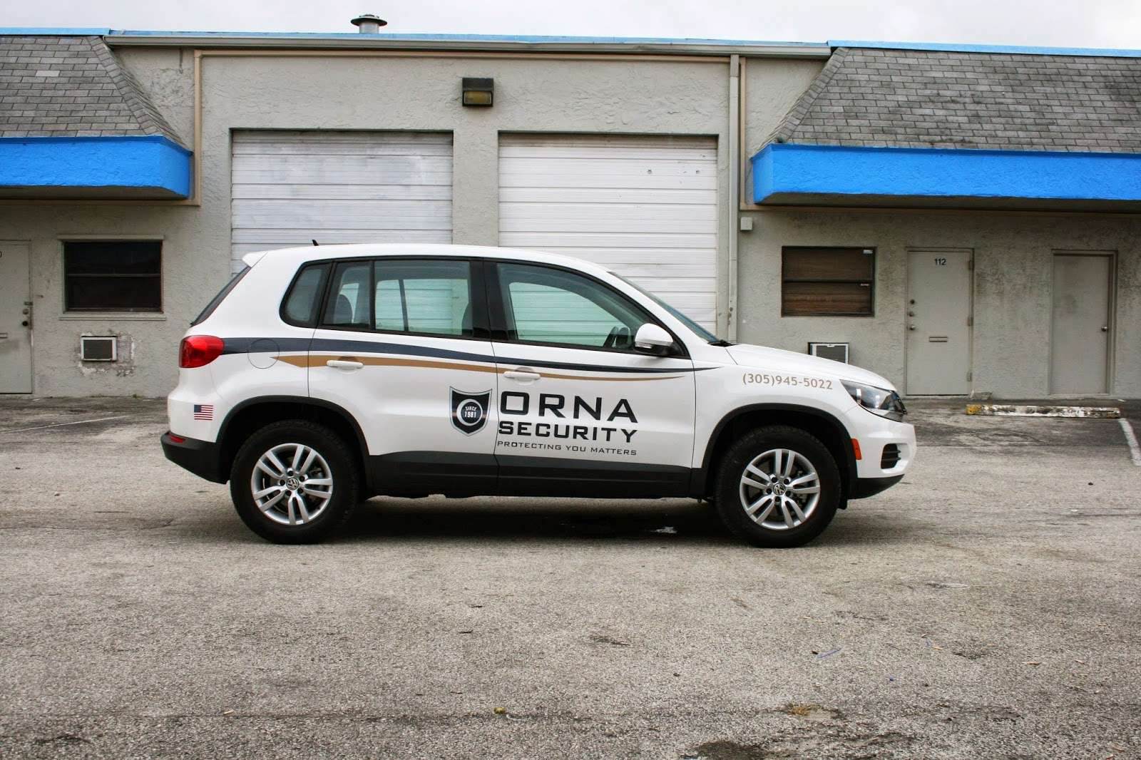 Security Car Graphics & Lettering Miami Florida Professional Graphic Design, Print, & Installation | Orna Security