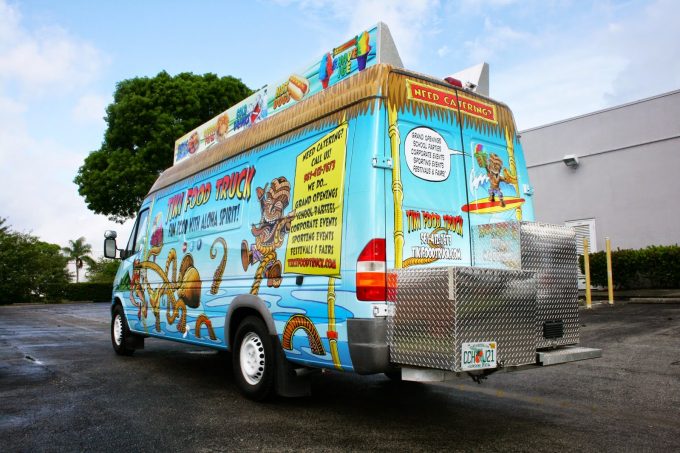 Sprinter Van Food Truck Vinyl Vehicle Wrap Lake Worth Florida