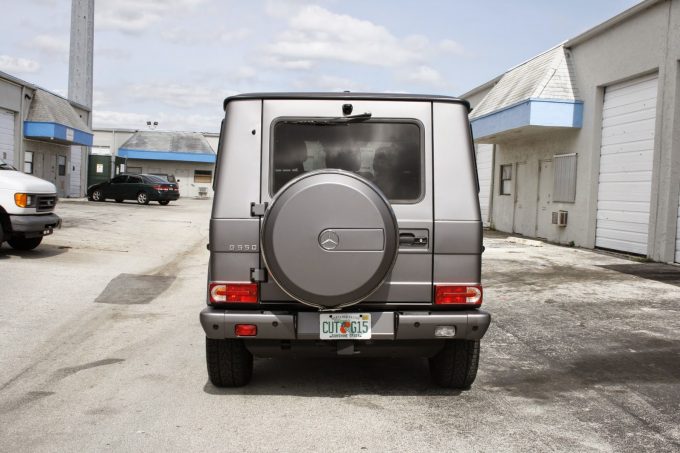 Mercedes Benz G500 Wagon Matte Vinyl Wrapped Vehicle Wrapping Miami Florida