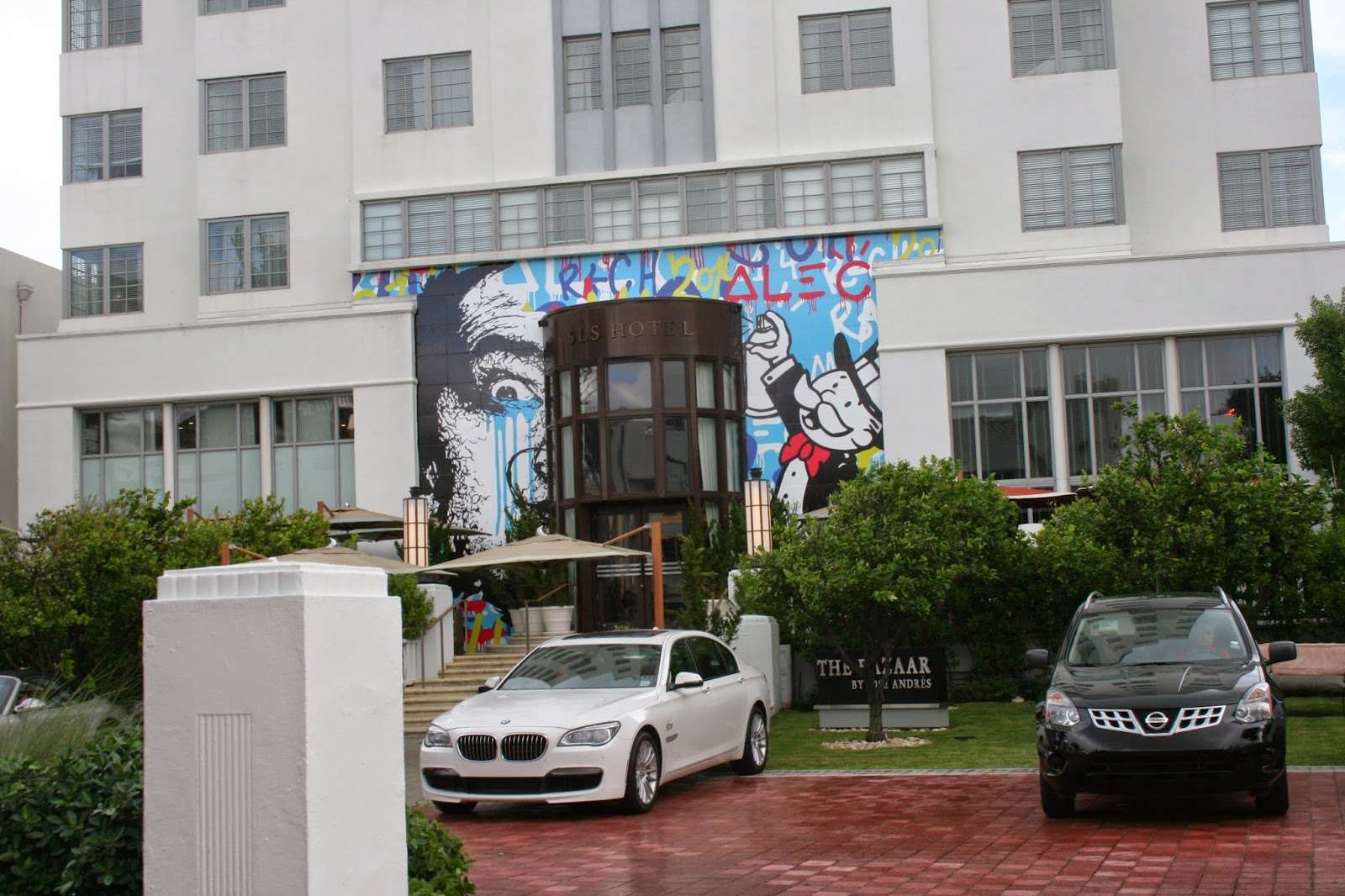 Art Basel Miami Mural Wall Vinyl Wrap | SLS Hotel South Miami Florida