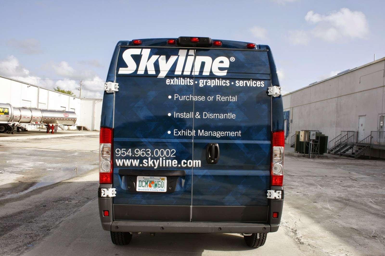 Dodge Promaster Van Vinyl Wrap Davie Florida by Car Wrap Solutions