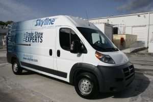 Dodge Promaster commercial fleet vinyl wrap