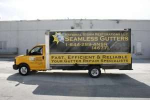 Box truck vehicle wrap Miami Florida
