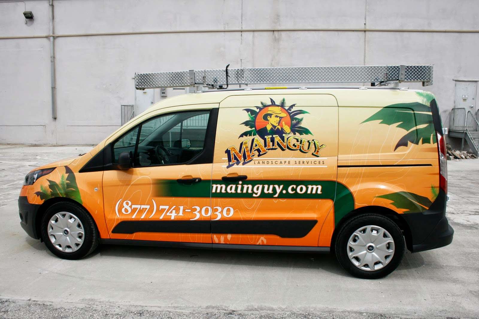 Transit Connect Van Vehicle Wrap Davie Florida | Car Wrap Solutions