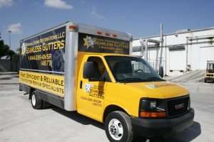 Miami box truck vinyl wrap