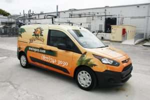 Transit Connect van wrap Davie Florida