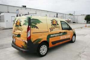 landscaping car wrap Fort Lauderdale Florida